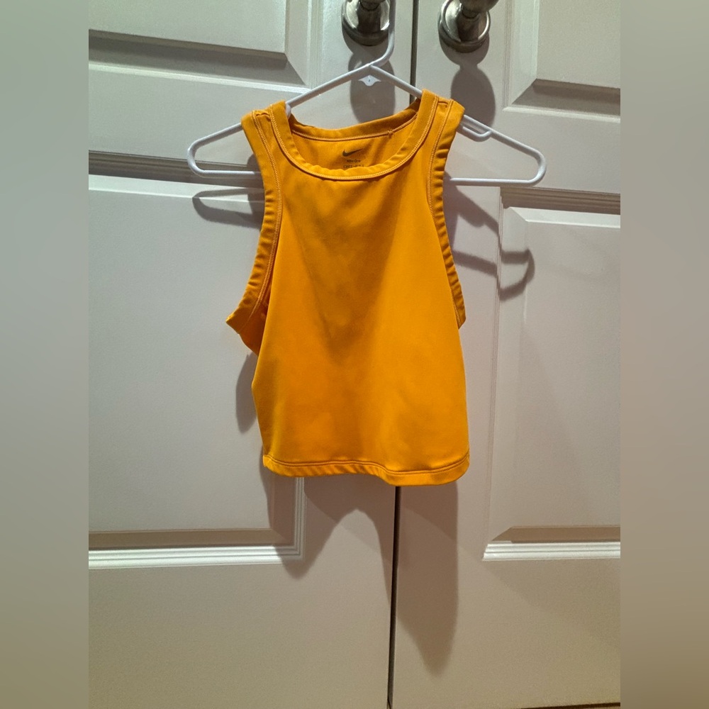 Nike Women's Golden Yellow Crop Top